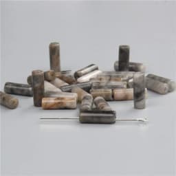 4x13mm Natural Semi-precious Stone Loose Spacer Beads Strands Tube Beads Jewelry Making Accessories DIY Manual Cylindrical Beads