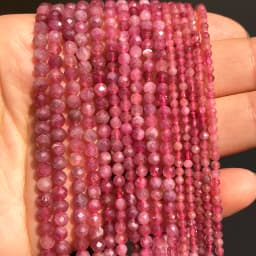 Natural Faceted Agates Moonstone Tourmaline Prehnites Jades Stone Beads For Jewelry DIY Making Bracelet Accessories 15'' 2 3 4mm