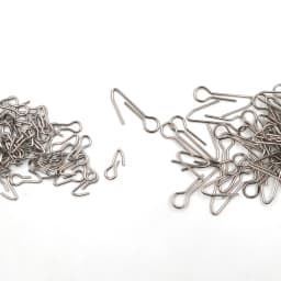 MNFT 100Pcs 304 Stainless Steel Soft Bait Hook Needle Fishing Sinker Weight Loops Head Lead Accessories Centering Pins