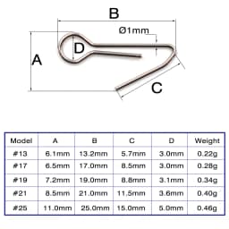 MNFT 100Pcs 304 Stainless Steel Soft Bait Hook Needle Fishing Sinker Weight Loops Head Lead Accessories Centering Pins