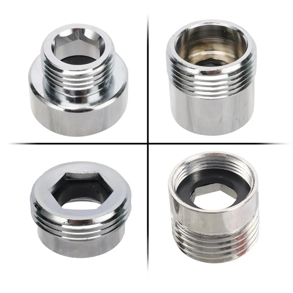 3/4" Female Thread To 1/2" Male Thread Brass Connector Water Gun Adapter Faucet Tap Accessories Garden Hose Repair Pipe Fittings
