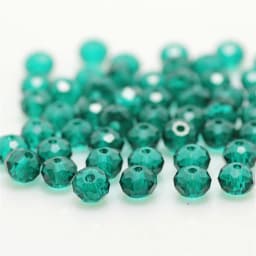 Isywaka B-Multicolor 4*6mm 50pcs Rondelle Austria Faceted Crystal Glass Beads Loose Spacer Round Beads for Jewelry Making