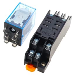 DC12V 24V 36V 48V 110V 220V 10A 8PIN Coil Power Relay DPDT LY2NJ HH62P HHC68A-2Z With Socket Base