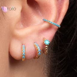 925 Sterling Silver Needle Niche Classic Colorful Zircon Hoop Earrings Women Delicate Charm Jewelry Huggie Earring Accessories