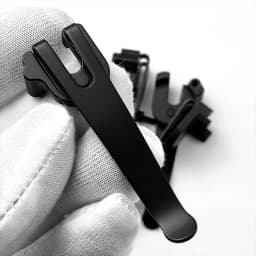 6 Colors With Screw Stainless Steel Knife Deep Carry Pocket Clip Back Clamp for 91MM Victorinox Swiss Army Make Accessories Part