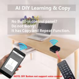 Tuya Smart IR Remote Control with Temperature Humidity Sensor for Air Conditioner TV DVD AC Works with Alexa Google Home