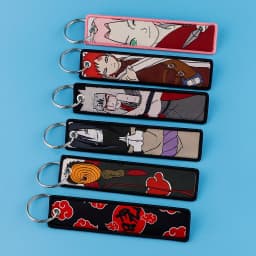 Anime Cool Key Tag Key ring For Car Motorcycle Backpack Keyrings Holder For Women Men Key Cosplay Accessories Friends Gifts