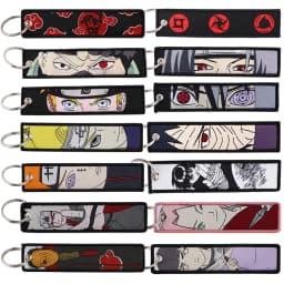 Anime Cool Key Tag Key ring For Car Motorcycle Backpack Keyrings Holder For Women Men Key Cosplay Accessories Friends Gifts