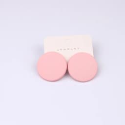 New 20 Color Fashion Acrylic Personality Candy Color Earrings for Women Big Round Colorful Stud Earrings Party Piercing Jewelry