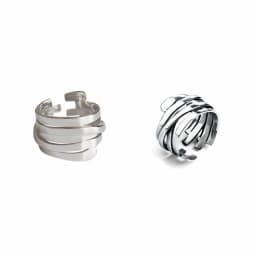 925 Sterling Silver Irregular Spring Woman Rings Wedding Vintage Jewelry Punk Accessories GaaBou Jewellery