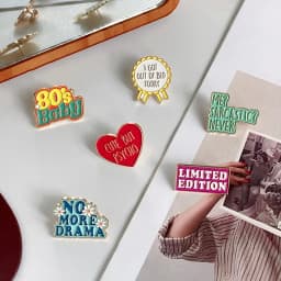 Cute But Psycho Enamel Pin 80s Baby No More Drama Is It Friday Yet Stu(Dying) Brooches Collar Badge Fun Quotes Jewelry Gift