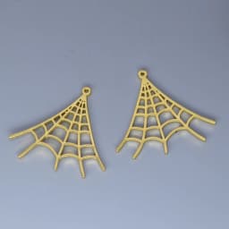 5pcs/lot Punk Spider Web Charm Pendants Making DIY Stainless Steel Handmade Finding Jewelry
