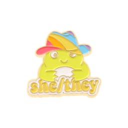 My Pronouns Enamel Pins Cats Butterfly He Him She Her They Them Brooches Lapel Metal Badges Fashion Jewelry Gifts Drop Shipping