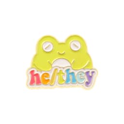 My Pronouns Enamel Pins Cats Butterfly He Him She Her They Them Brooches Lapel Metal Badges Fashion Jewelry Gifts Drop Shipping