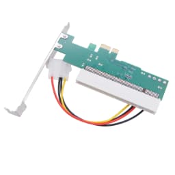 PCIE to PCI Adapter PCI Express X1 to PCI Expansion Card Riser ASM1083 Chipset PCI-E Converter Adapter with 4Pin Power Connector