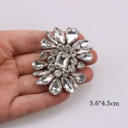Luxury Rhinestone Decals Iron on Patches for Clothing Crystal Glass Decals Diy Clothing Accessories Rhinestone Patch
