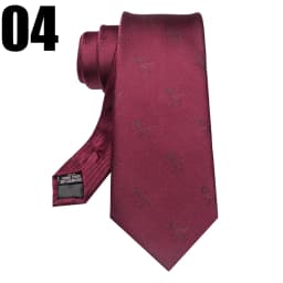 EASTEPIC 8 cm Red Blue Jacquard Ties for Men Men's Necktie Quality Accessory Business Gift Fox Dragon Flamingo Snail Duck Animal