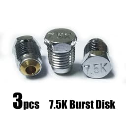 3-pack Burst Disk Disc for HPA CO2 Compressed Air Cylinder Regulator Valve, Safety Valve 1.8K , 3K , 5K , 7.5K