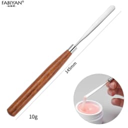 Spatula Stick Stainless Steel Nail Art Stirring Rod Cream Foundation Mixing Tool Makeup Accessories