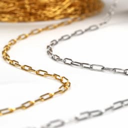 1meter stainless steel chains paper clip shape star chain for jewelry making DIY