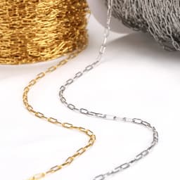 1meter stainless steel chains paper clip shape star chain for jewelry making DIY