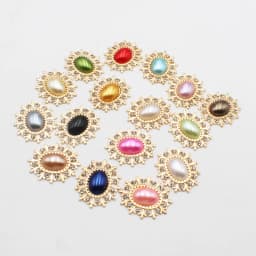 10 Pieces of 24 * 28MM Alloy Diamond Pearl Buttons Fashion Gorgeous Wedding Party Holiday Creative DIY Beautiful Decorative Acce