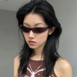Cat Eye Glasses Punk Style Women Sunglasses Fashion Eyewear Future Technology Sense Sunglasses Men Women Trend Sun Glasses