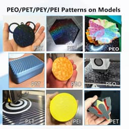 300/180/220/235/310mm PEO Bulid Plate H1H Magnetic Double Sided PEY PET PEI Sheet For K1 Max Ender 3 5 CR10 P1P X1 MK3S Upgrade