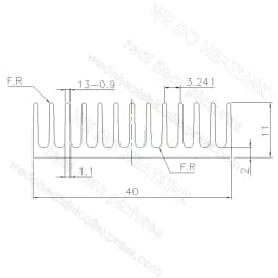 WE DO HEATSINK 40x40x11mm Without or With Thermal Pad 3D Printer Parts Black Aluminum Heatsink for Nema17 42 Stepper Motor