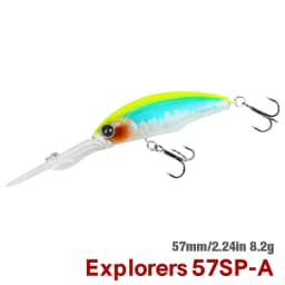 TSURINOYA 57sp Minnow Wobblers Pike Fishing Lure Artificial Bait Hard Swimbait 57mm 8.2g Crankbaits Professional Fishing Lures