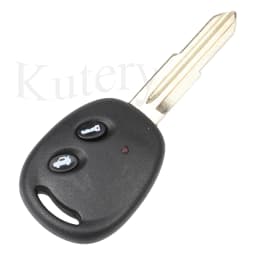 jingyuqin 2 Buttons For Chevrolet LOVA Sail Epica Lechi Spark Remote Key Uncut Brass Blade Blank Key Shell Replacement