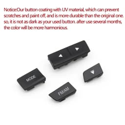 Car Front Dashboard Radio CD Player Digit Button Switch Buttons Cover Trim For BMW M3 M4 F20 F21 F22 F30 F32 F35 F34 F36