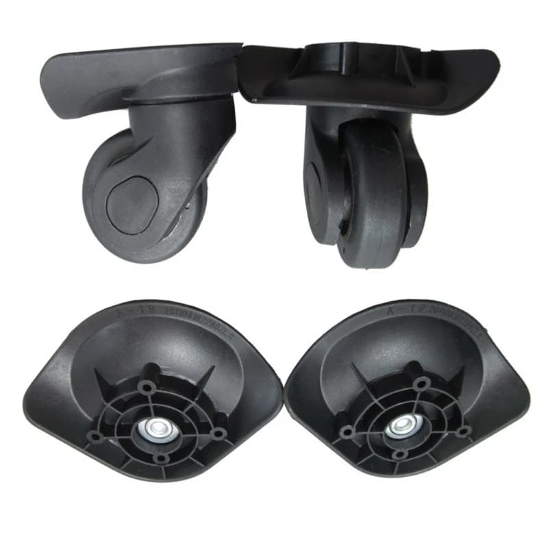 1 Pair A19 Replacement Luggage Wheels Repair DIY Accessories for Travel Suitcases