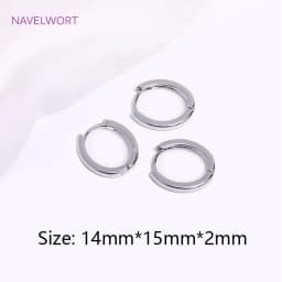 Trendy Gold Color Brass Hoop Earring Fashion Jewelry For Women,Vintage Round Huggies Earrings Premium Luxury Accessories
