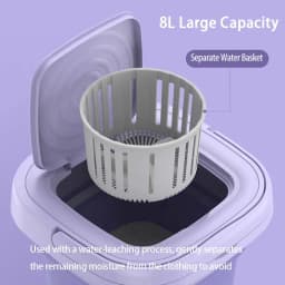 8L Portable Washing Machine Socks Underwear Panties Retractable Home Foldable Mini Washing Machine 3 Models With Spinning Dry