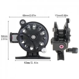 ABS Lightweight ICE Former Fish Reel for Carp Fishing Pesca Spool Fishing Tackle Gear Fishing Reel Ultralight Fishing Tackle
