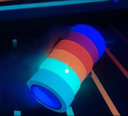 UV Gaffer Fluorescent Tape Matt Night Self-Adhesive Glow In The Dark Luminous Tape For Party Floors Stages Whiteboard 6pcs/Set