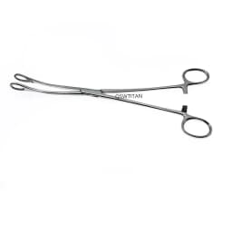 Sponge Forceps Straight/Curved Serrated Jaws Stainless Steel Dental Forceps Instrument
