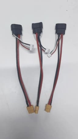 2S/3S/4S Lipo Battery Charge Adapter Cable XT60 Female to TRX Traxxas ID Male Charging Balance Lead Cable Wire 14awg 150mm