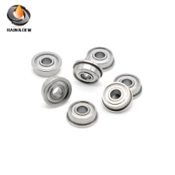 10pcs Flanged Bearings Bore 2mm 3mm 4mm 5mm 6mm 7mm 8mm 9mm 10mm F623 F693 F682 F605 MF105 MF115 F695ZZ Ball Bearing With Flange