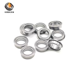 10pcs Flanged Bearings Bore 2mm 3mm 4mm 5mm 6mm 7mm 8mm 9mm 10mm F623 F693 F682 F605 MF105 MF115 F695ZZ Ball Bearing With Flange