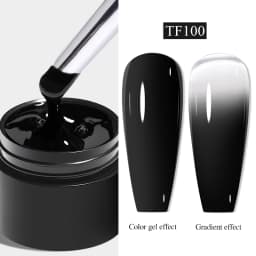 MEET ACROSS 5ml White Black Red Spider Drawing Gel Nail Polish UV Spider Painting Outline Gel Varnish Nails Art All For Manicure