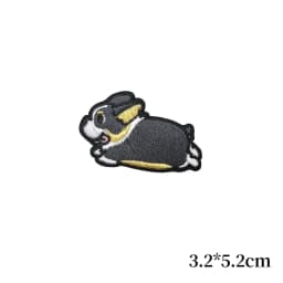 Cute Cartoon Iron on Patch Shiba Inu Corgi Shepherd Dog Embroidery Cloth Stickers Coats Backpack Hat Shoes Decoration Appliques