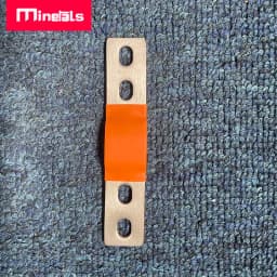 Flexible Busbar 300A 200A 56MM 74MM Bus Bar Copper Loose Protector with Isolation Battery Connector Conductive Band Elliptic