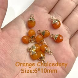 5PCS Natural Faceted Tiny Stone Pendants Charms Geometric Gems Pendant Fit Making Jewelry Necklaces Earrings DIY Accessory
