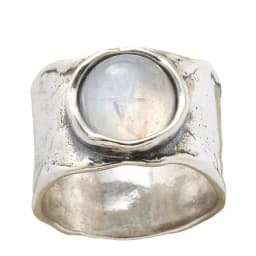 Vintage Round Moonstone Rings for Men Female Wedding Party Anniversary Gift Jewelry Accessories Gifts for Girl Anillos Mujer
