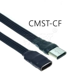 10CM Flat Elbow USB-C Type C Up/Down 90 Degree Data Load PD Cable Left and Right USB C universal data cable for Android phones