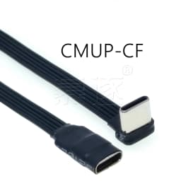 10CM Flat Elbow USB-C Type C Up/Down 90 Degree Data Load PD Cable Left and Right USB C universal data cable for Android phones