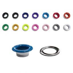 50Pcs 3-10mm Multicolor Metal Eyelets Grommet Ring With Washer For DIY Leathercraft Scrapbooking Shoes Belt Cap Bag Tag Clothes