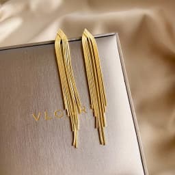 2023 Luxury Women's Earrings Rhinestone Fringe Hanging Zircon Earrings New Shiny Wedding Statement Party Jewelry Gifts